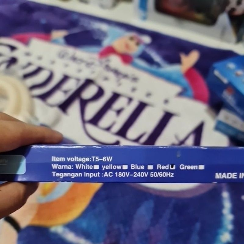 T5 6w / lampu estalase / lampu aquarium