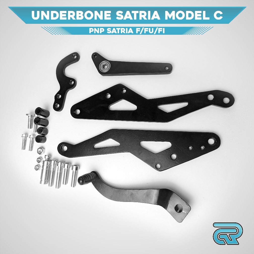 Underbone Satria Fu Custom UB Suzuki Satria F/FU 150 plat besi tebal Model C