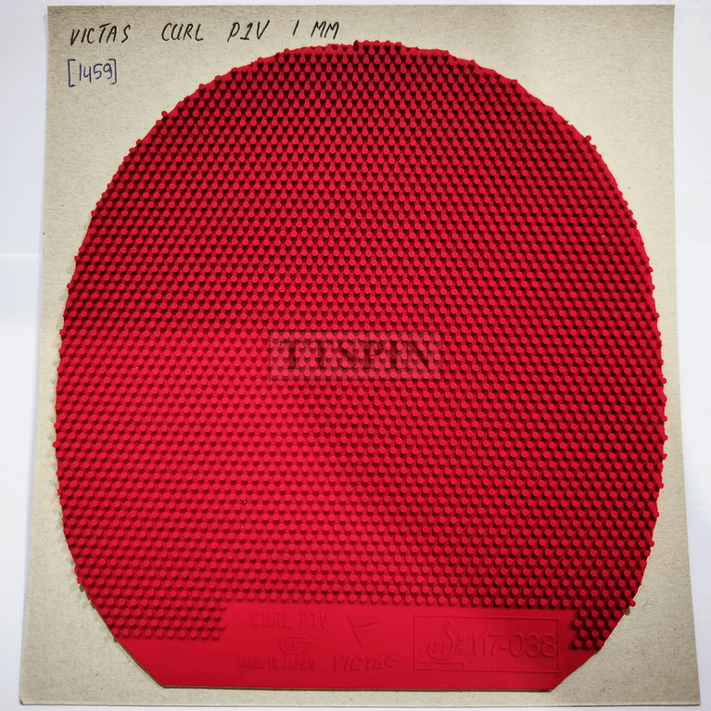 Victas Curl P1 V - Karet Pingpong Tenis Meja Bet Bat Victas Curl P1V Bintik Panjang Bintik Bertahan 