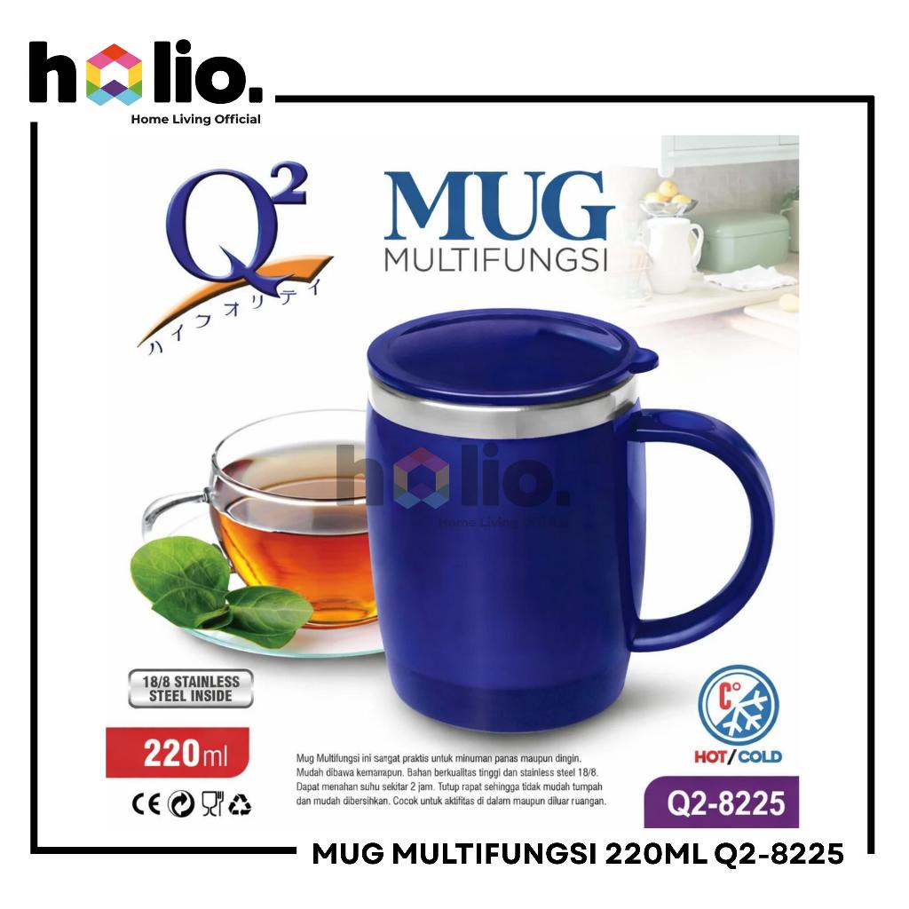 Holio Gelas Thermos / Vacuum Mug Kopi Stainless Steel 220 ML Q2-8255 / Q2 8255