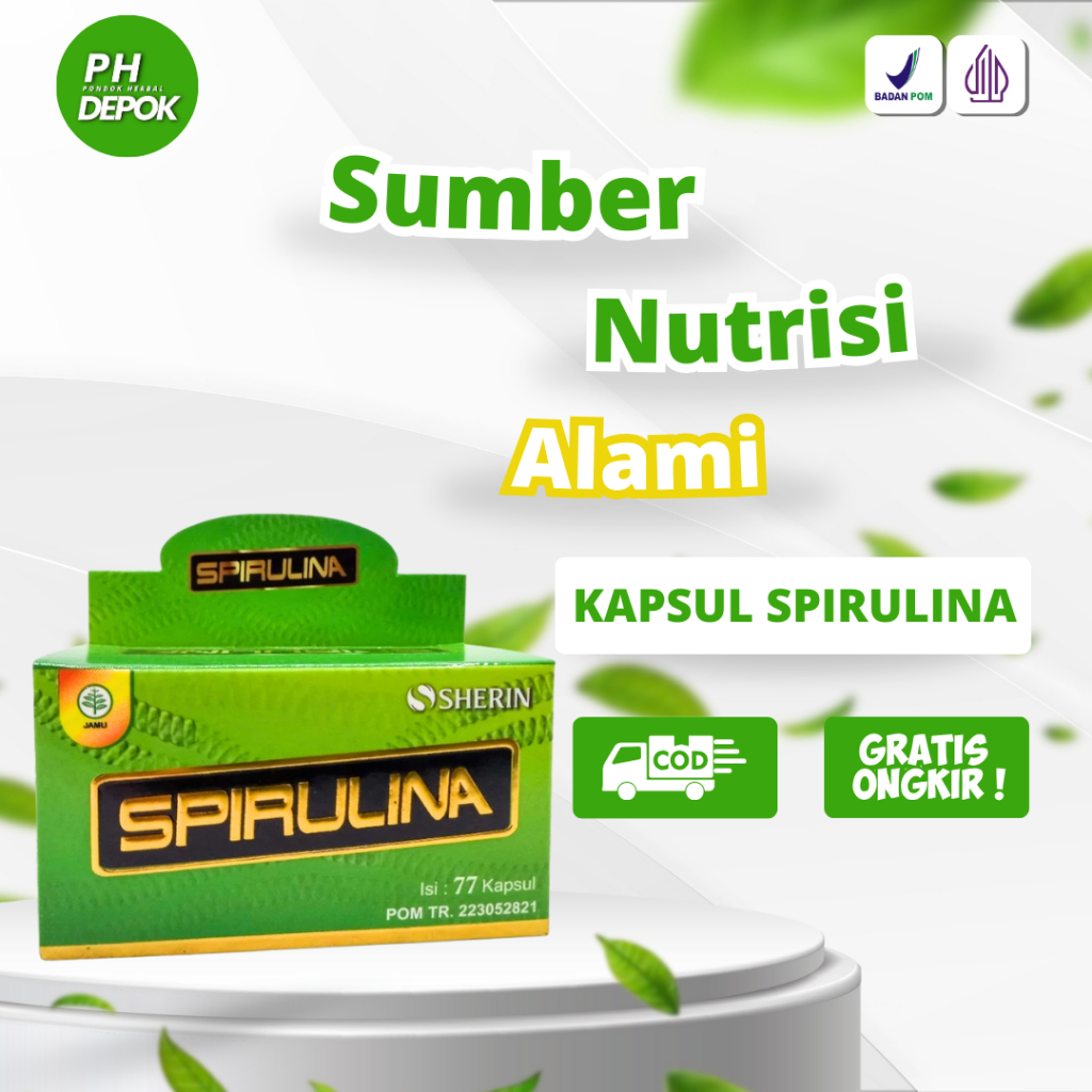 Kapsul Spirulina NSP Nature Spirulina | NSP 77 Spirulina