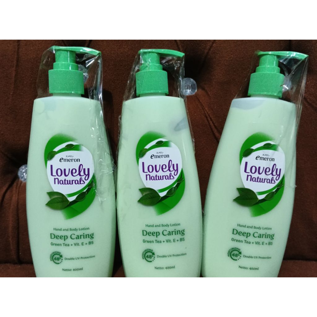 emeron lovely natural green tea 400ml