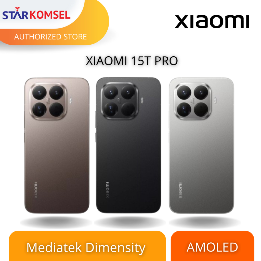 HP XIAOMI 15T PRO 12/512 NFC GARANSI RESMI XIAOMI INDONESIA