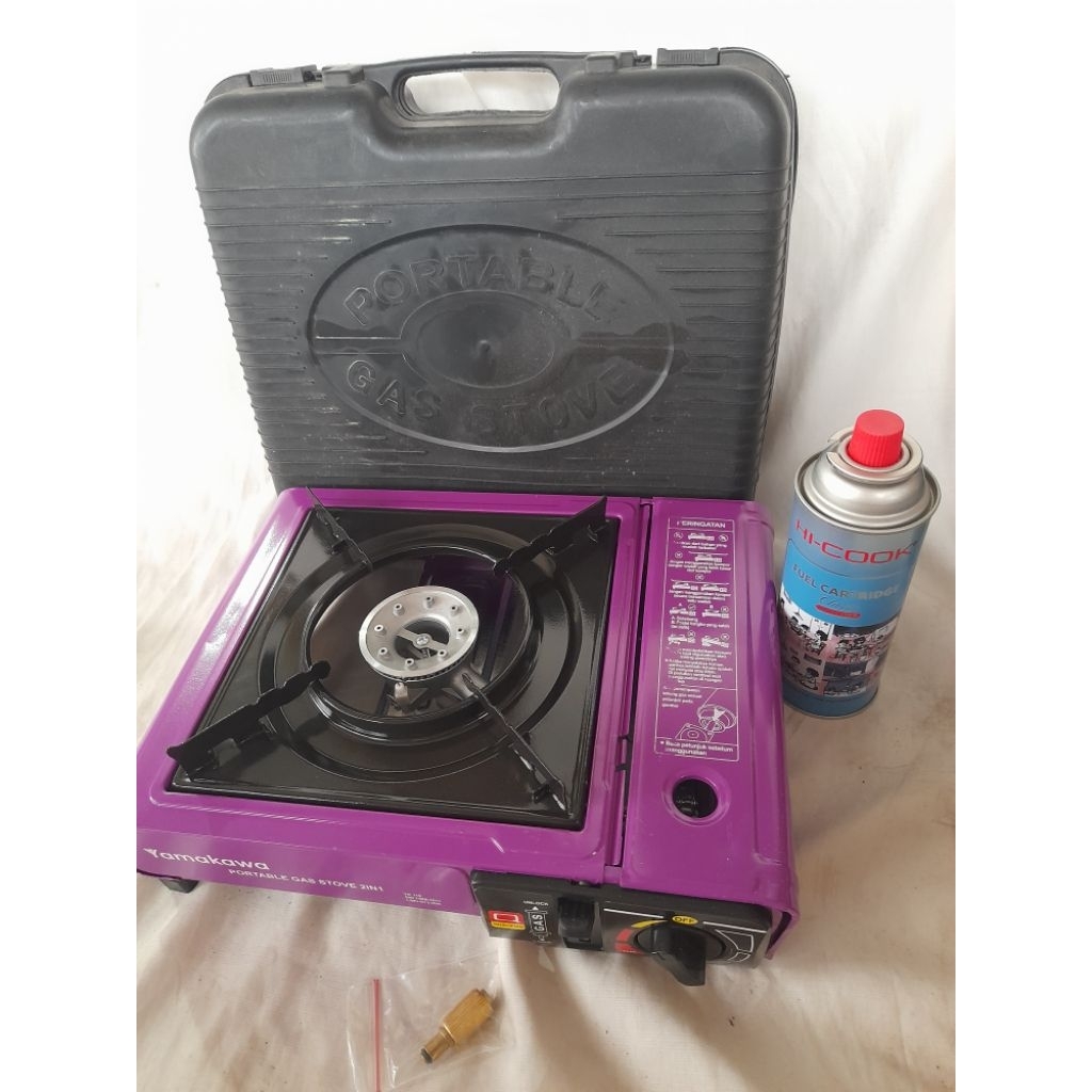 BATAM  kompor gas portable dua fungsi bisa tabung gas portable dan bisa tabung gas 3kg set kompor da