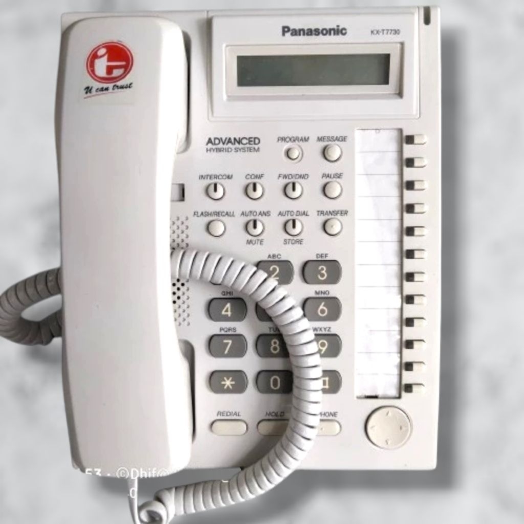 PESAWAT TELEPON PANASONIC KX-T7730 PABX KX-TA / KX-TES / KX-TEB /KX-TEM -SECOND