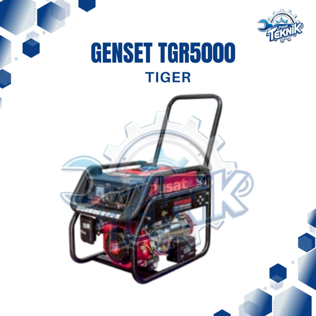 Genset Tiger TGR 5000 - 3000Watt Genset Tiger TGR5000