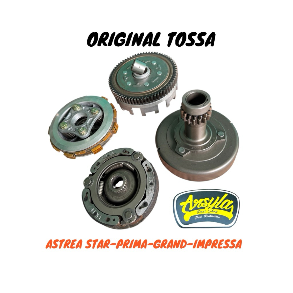 Promo Rumah Otomatis Kopling Kupling Set Assy Original Tossa Honda Astrea Star Prima Grand Impressa