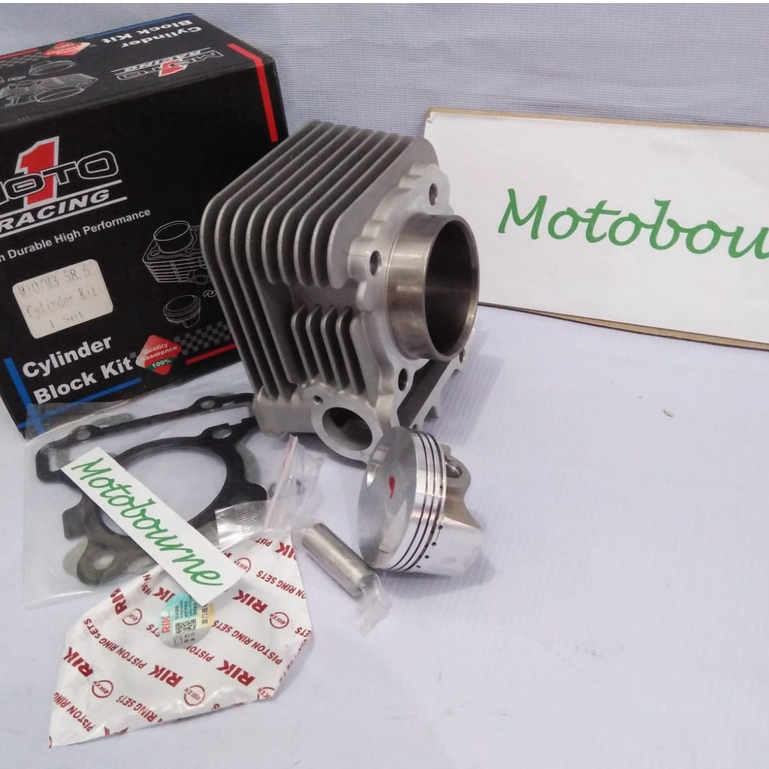 Blok Seher Moto1 M3 Piston Kit 58.5 mm Bore up Moto1 Mio 125 M3 Mio Z Xride 125 Mio Soul GT 125 Moto