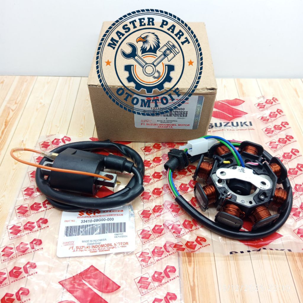SPUL JALAN + KOIL/COIL SMASH SUZUKI SMASH 110 OLD, SMASH 110 NEW ORIGINAL OEM QUALITY