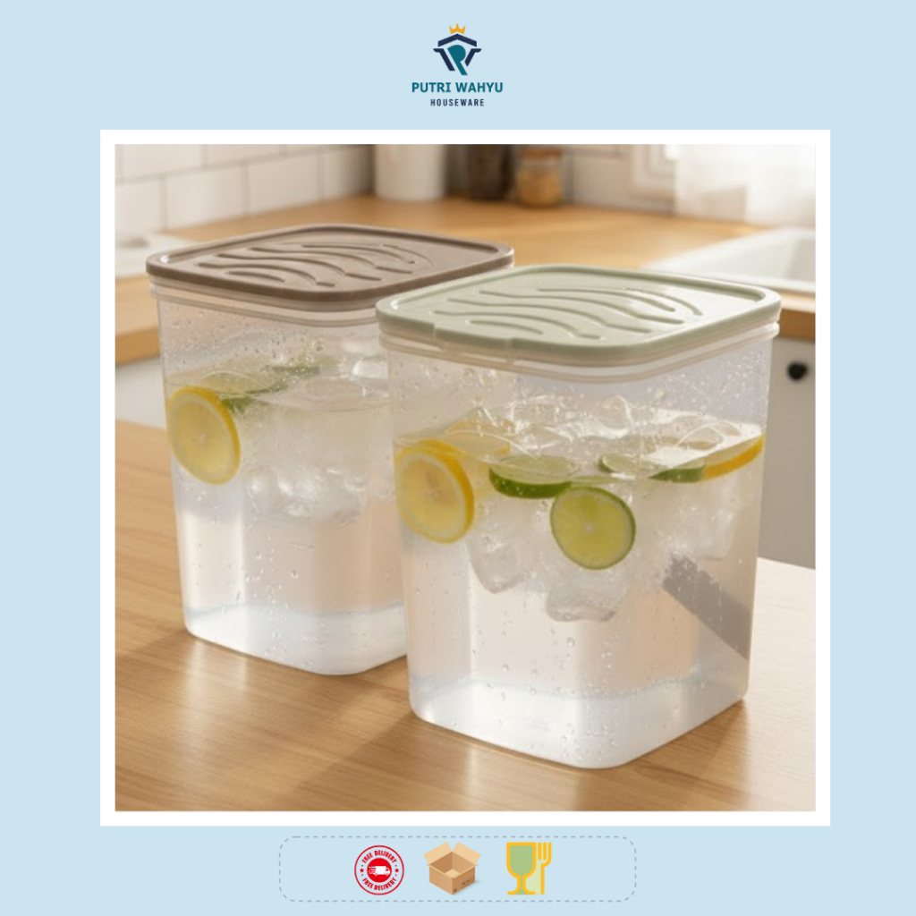 Toples Es Buah 20 Liter + Gayung Aquarium | Wadah Minuman Besar Serbaguna