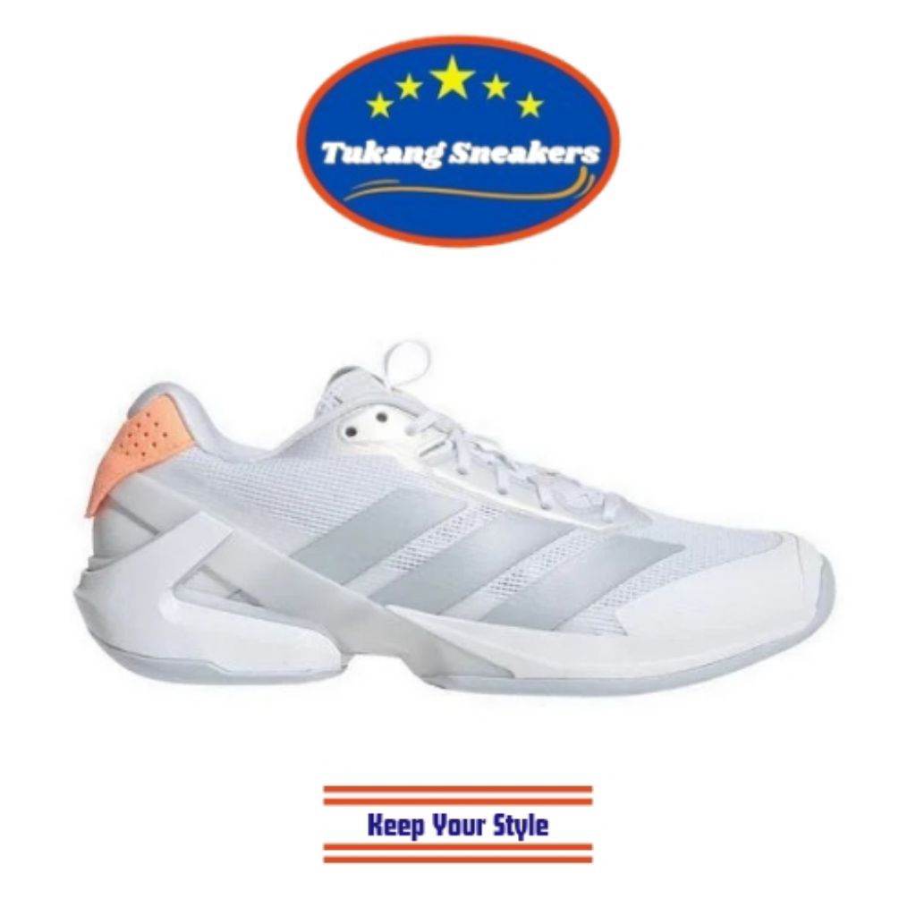 Sepatu Tenis Wanita Adidas Adizero Ubersonic 5 White ADIJR1755
