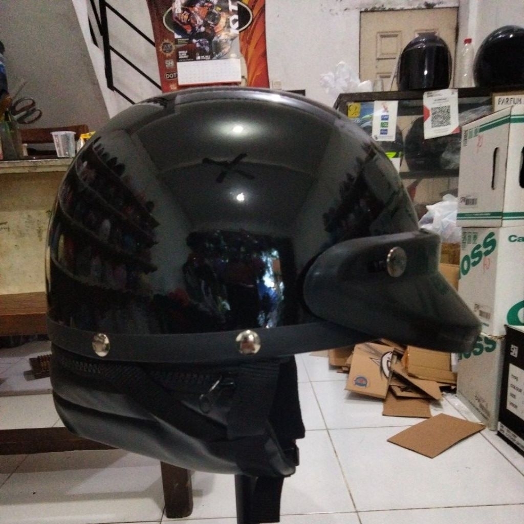 Helm chips polos pet