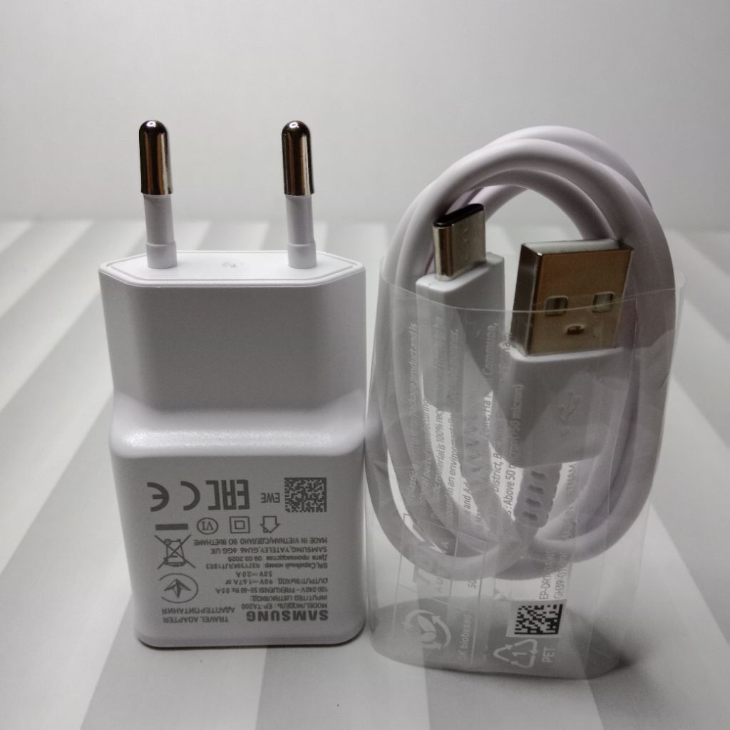 Charger Samsung fast charging type C original A5 A7 A8 S8 S9 C9 NOTE 8 A20 A30 A50 M20 M30 M50 bekas
