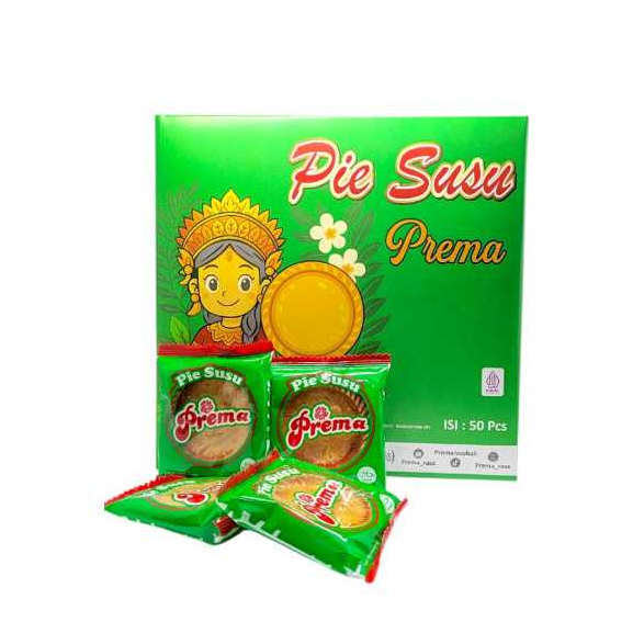 Pie Susu Prema Original PREMIUM Isi50pcs- Oleh oleh Khas Bali Rasa Original Isi 50pcs