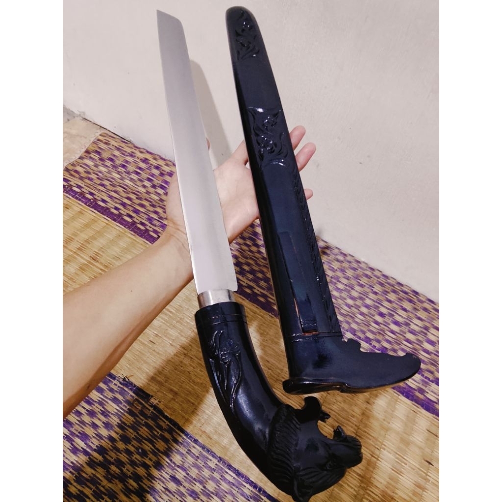 Golok Tebas Multipungsi Bahan Baja Per Sepuh