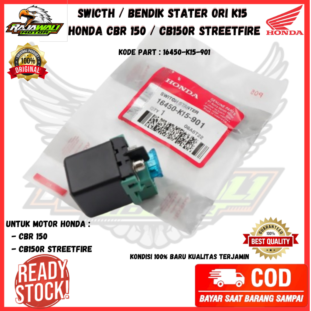 Bendik Starter Honda CB 150R Ori & CBR 150 / Swicth Bendik Starter Motor CBR 150 - 16450-K15-901