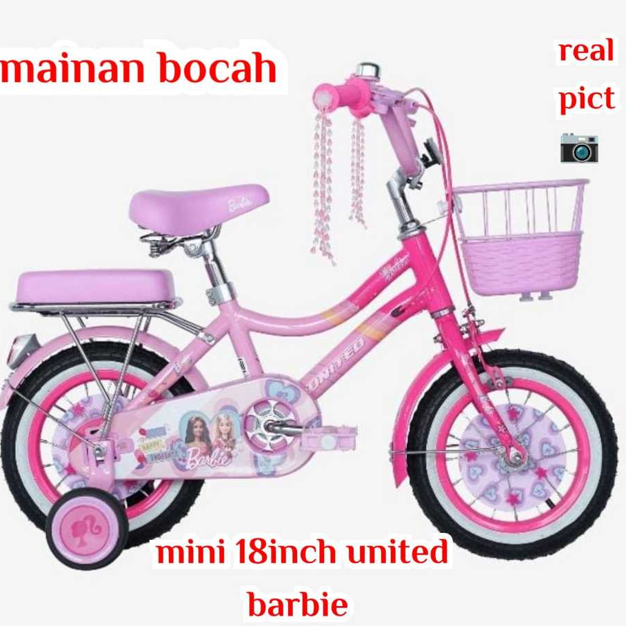 Sepeda mini 18inch united barbie sepeda mini terbaru