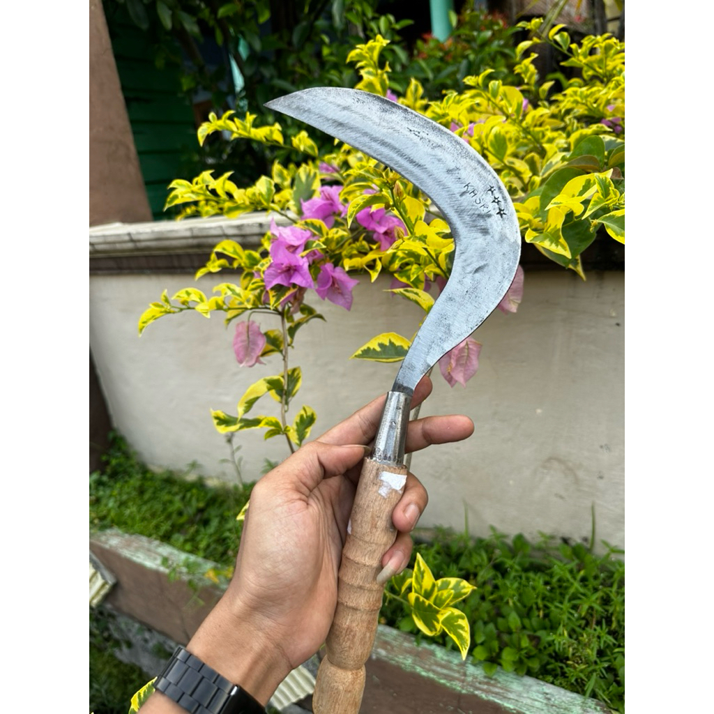 sabit rumput bahan baja putih sudah di tempa alat pencari rumput