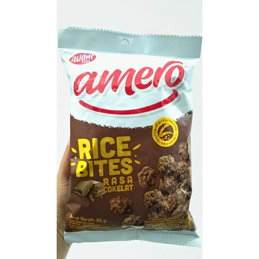 Amero | Rice Bites Krekers Beras Jepang 65gr