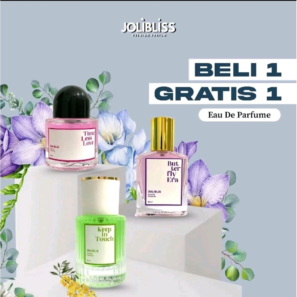 Parfum Butterfly Era Timeless Love Keep in Touch Jolibliss 35ml Eau De Parfum Wanita