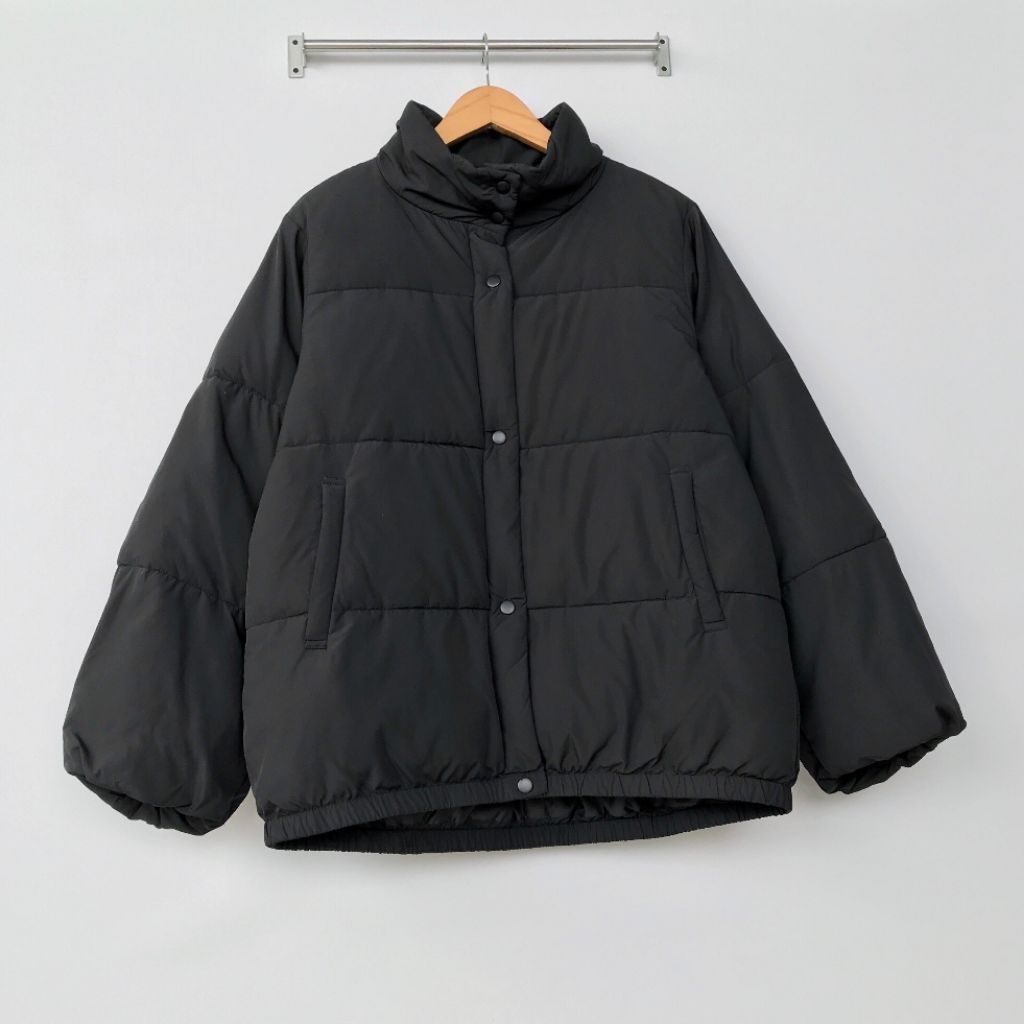 Jaket Puffer AZUL By Moussy Hitam L/XL