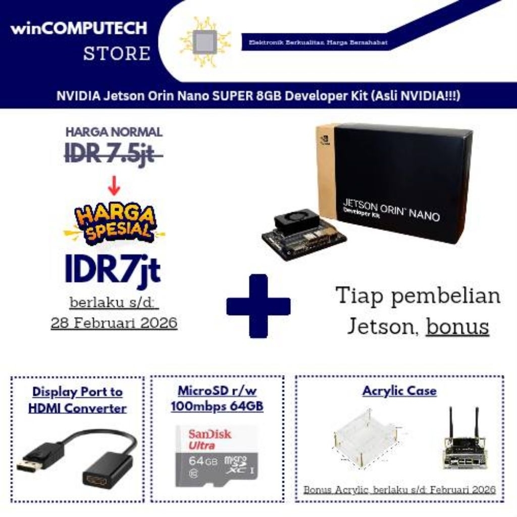 NVIDIA Jetson Orin Nano Super Developer Kit - 8GB