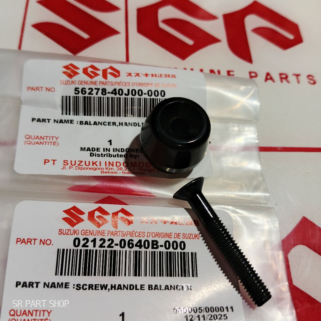 Set Jalu Stang Balancer Handlebar Suzuki Address Nex 2 Original SGP