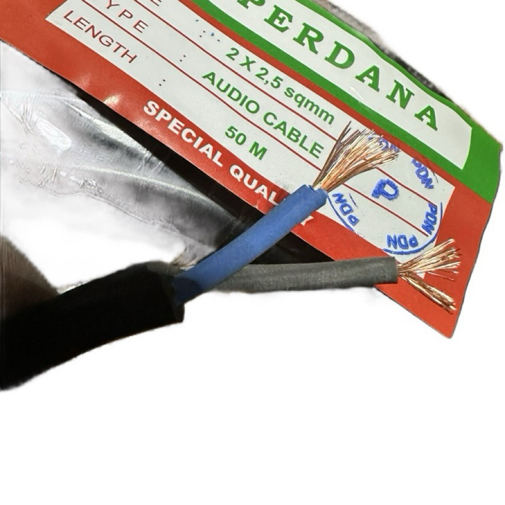 Kabel NYYHY serabut perdana 2x2,5 ecer meteran