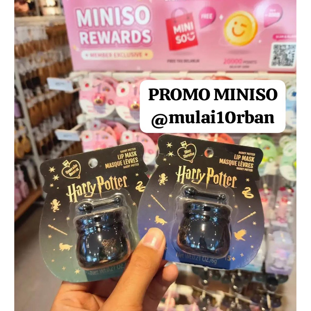 miniso harry potter lip mask mint masker bibir lip balm lipbalm