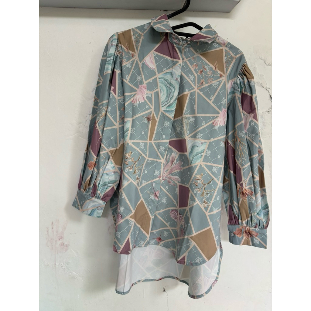 Buttonscarves x Ria Miranda Astera Top PL sz M Jade