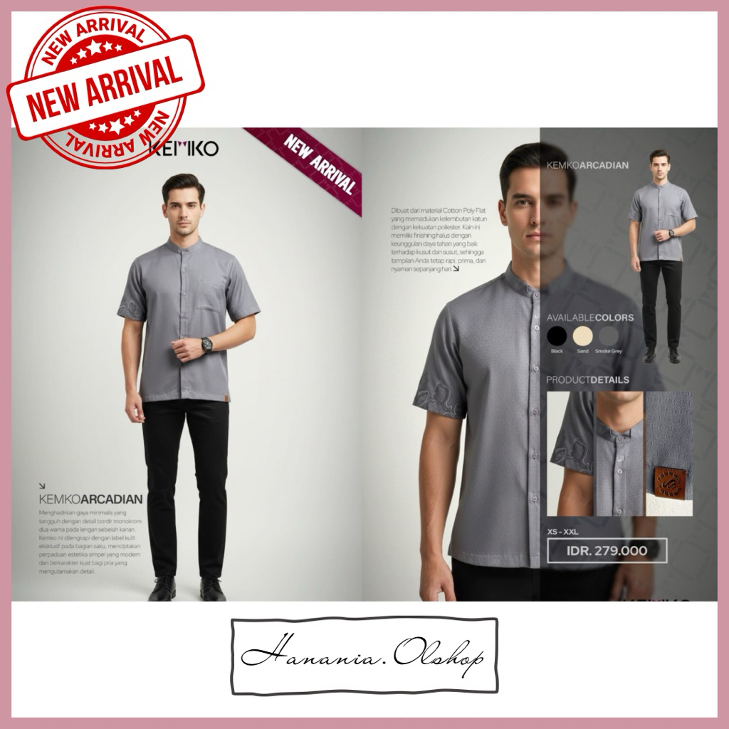 DISKON RABBANI - NEW ARRIVAL Kemko Arcadian Pdk Rabbani | baju koko rabbani | baju koko | baju koko 