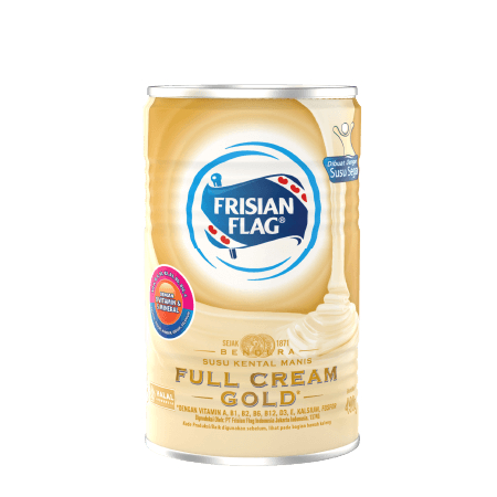 Frisian Flag Gold Bendera Susu Kental Manis - 490 Gr ( 1 Karton )