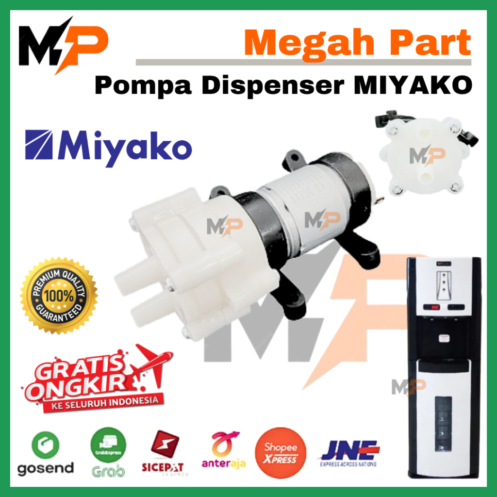 DINAMO POMPA DISPENSER MIYAKO GALON BAWAH 12 Volt | MOTOR DISPENSER GALON BAWAH MIYAKO | POMPA DISPE