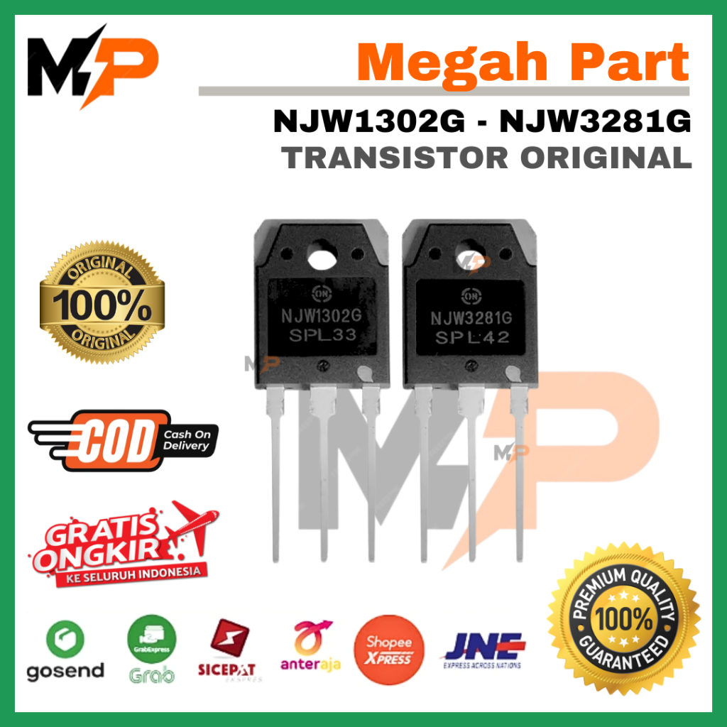 Transistor NJW1302G NJW3281G Set - TR NJW1302G - TR NJW3281G - TR NJW1302 - TR NJW3281 - Mosfet NJW1