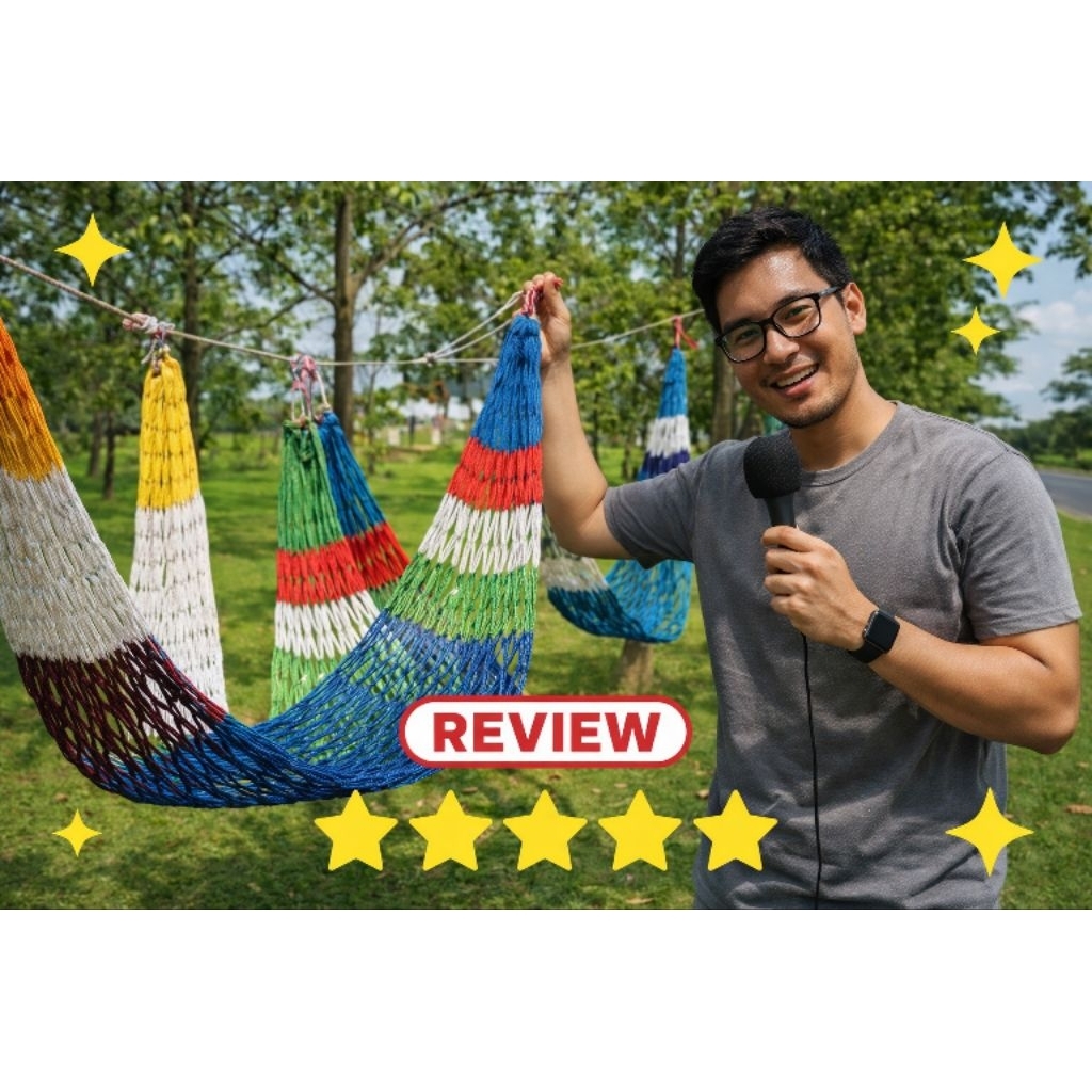 hammok/ayunan jaring pohon