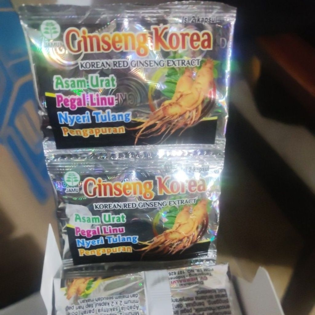 Kapsul Ginseng Korea original Terlaris