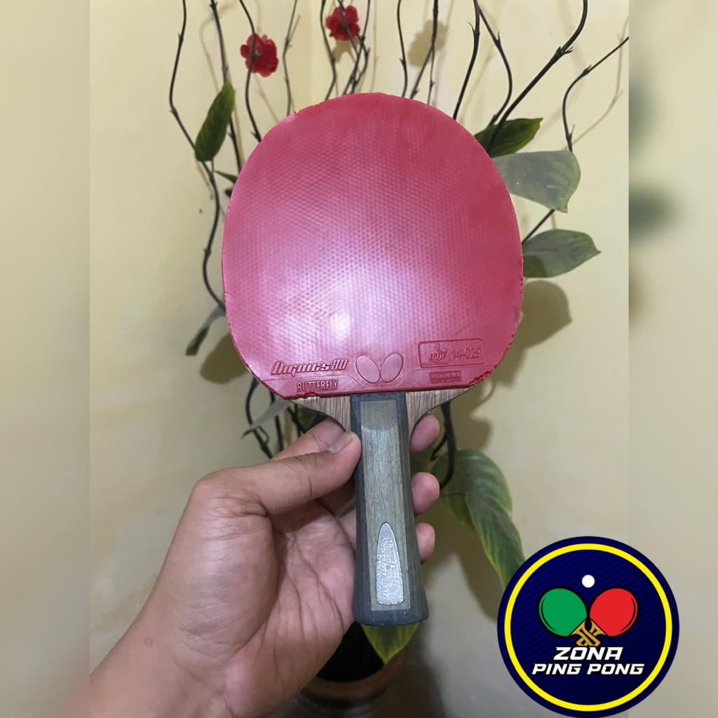 Bet Sepaket Kayu Butterfly Innerfoce ALC Karet Dignics 80 Dan Rozena Secon Bekas