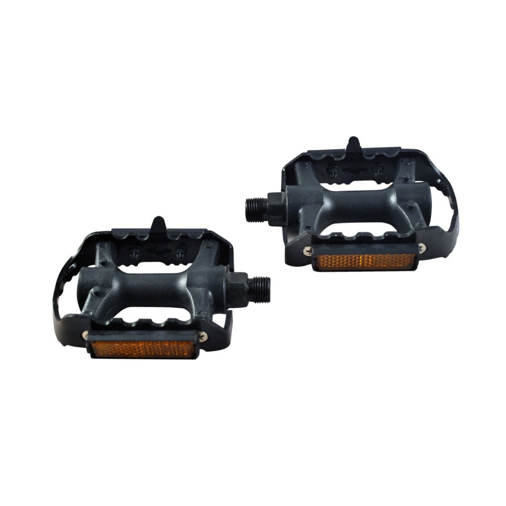 PEDAL POLYGON ALLOY PEDALS SEPEDA MTB LIPAT SELI FEDERAL MINION MINITREX BALAP FIXIE HITAM REFLEKTOR