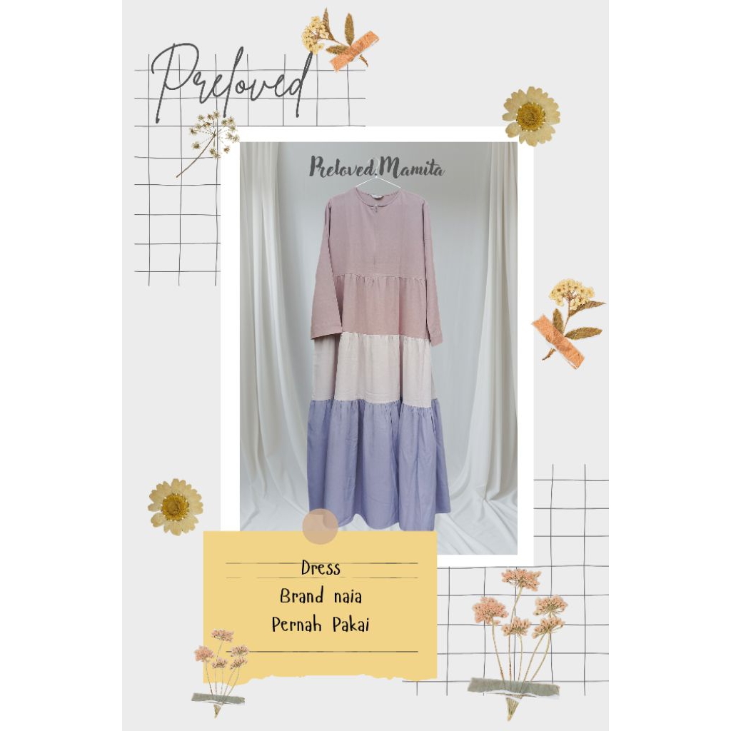 TERMURAH Preloved.Mamita Gamis Brand Naia