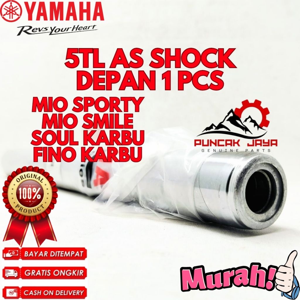 AS SHOCK DEPAN 1 PCS ORIGINAL YAMAHA KODE 5TL, AS SHOCK DEPAN MIO SPORTY, AS SHOCK DEPAN MIO SMILE, 