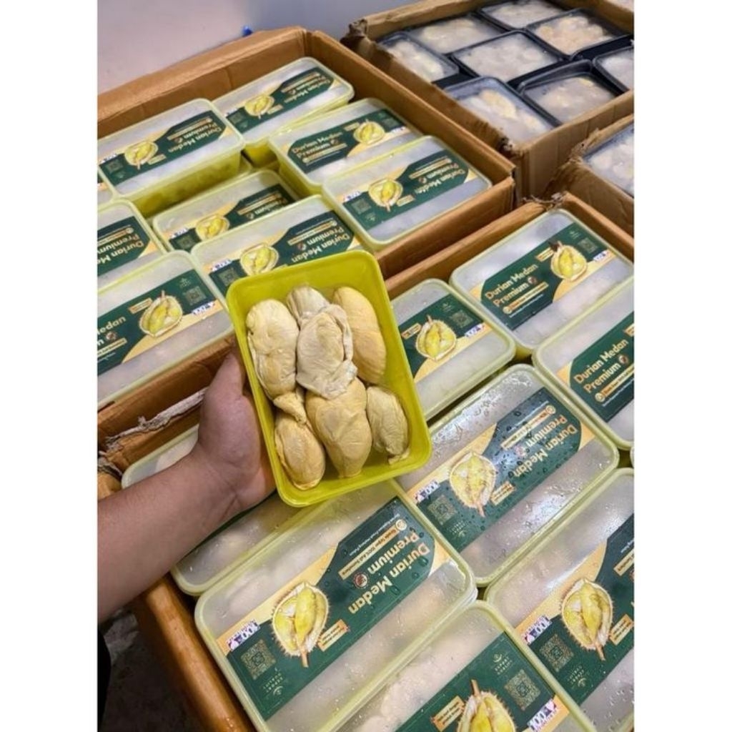 DURIAN KUPAS MEDAN SUMATRA 500GR SURABAYA INSTAN
