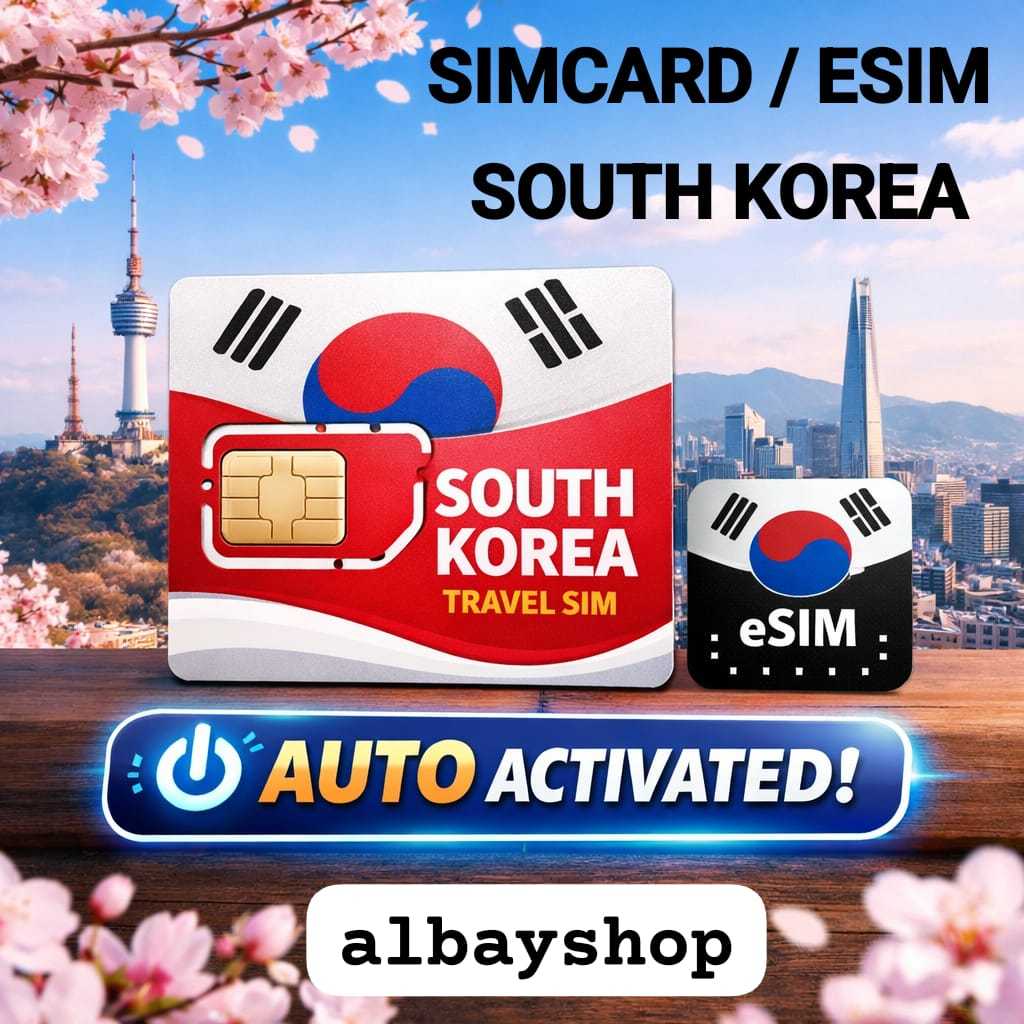 Simcard Esim Korea Selatan - South Korea