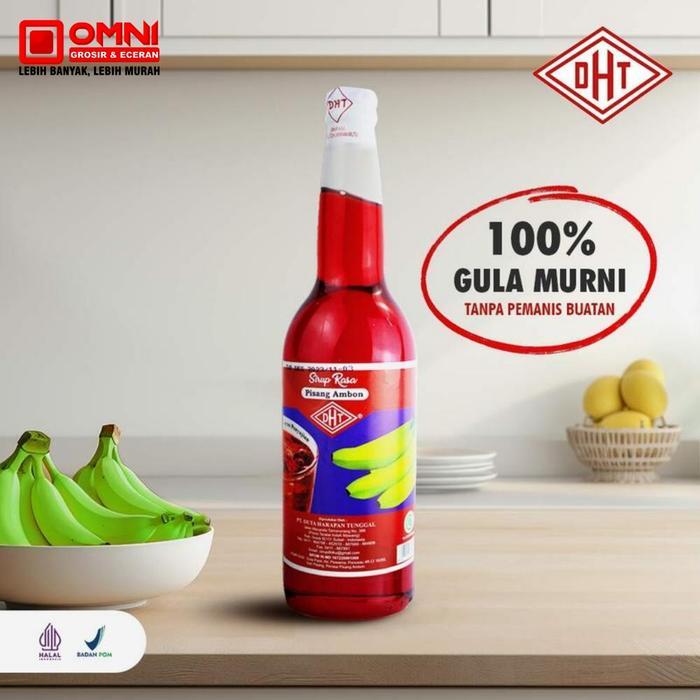 Sirup DHT Pisang Ambon 620ml Asli Makassar
