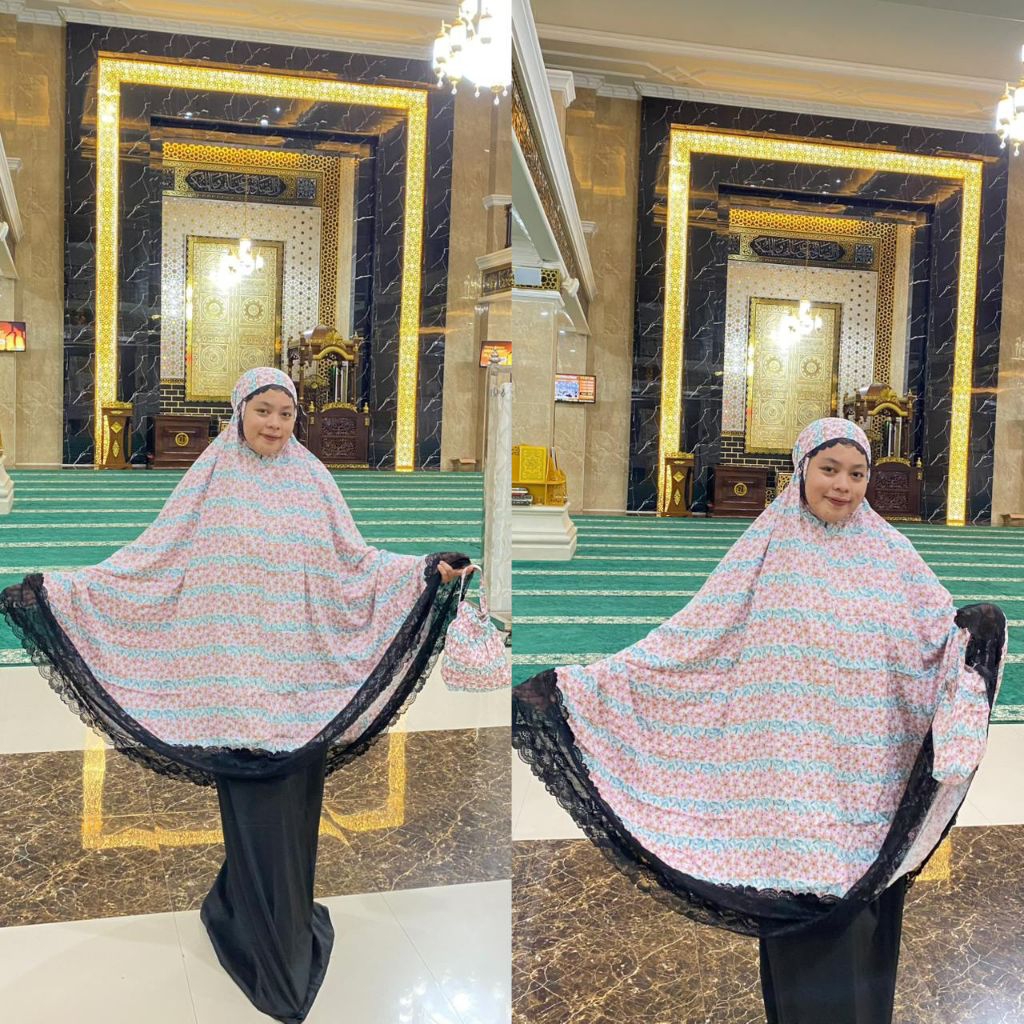 Mukena rayon renda premium