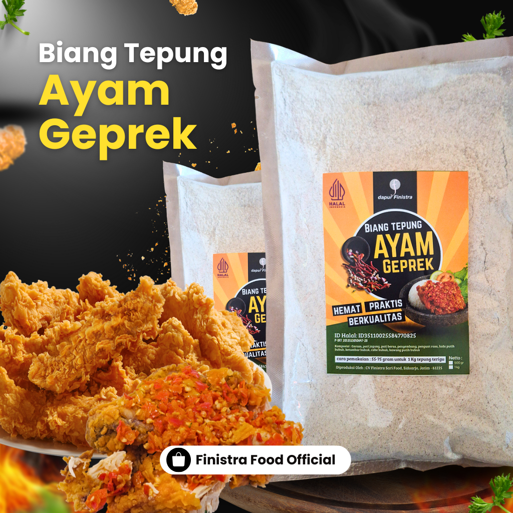 tepung biang ayam geprek 1 kg
