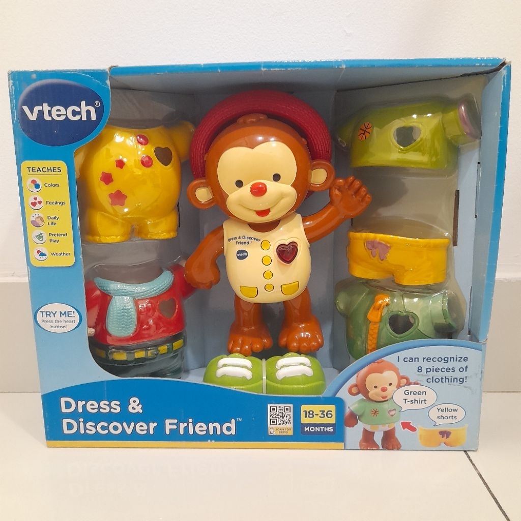 0830. [New] Vtech Dress & Discover Friends set mainan anak