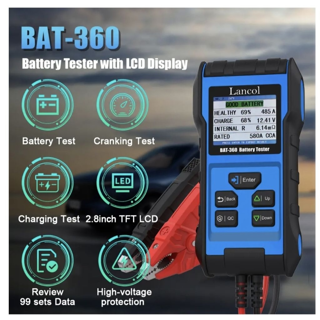 BATTERY TESTER LANCOL BAT-360