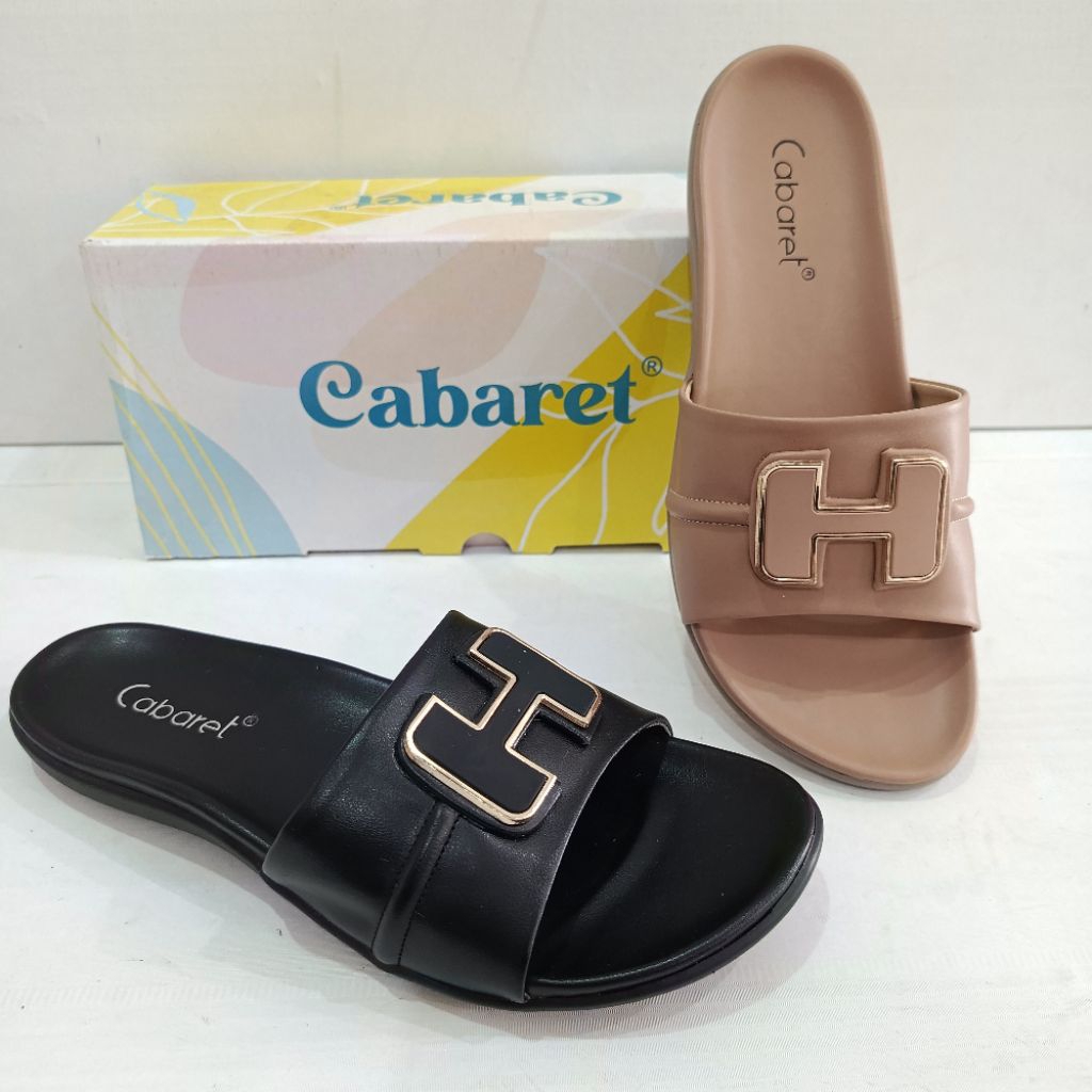 Sandal Flat Wanita Merk Cabaret tipe JL372-5