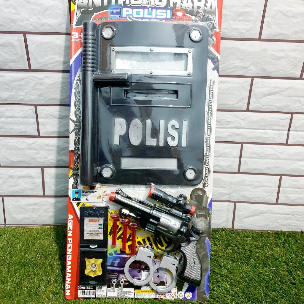 mainan set anak tameng polisi edukatif - mainan tameng polisi anak