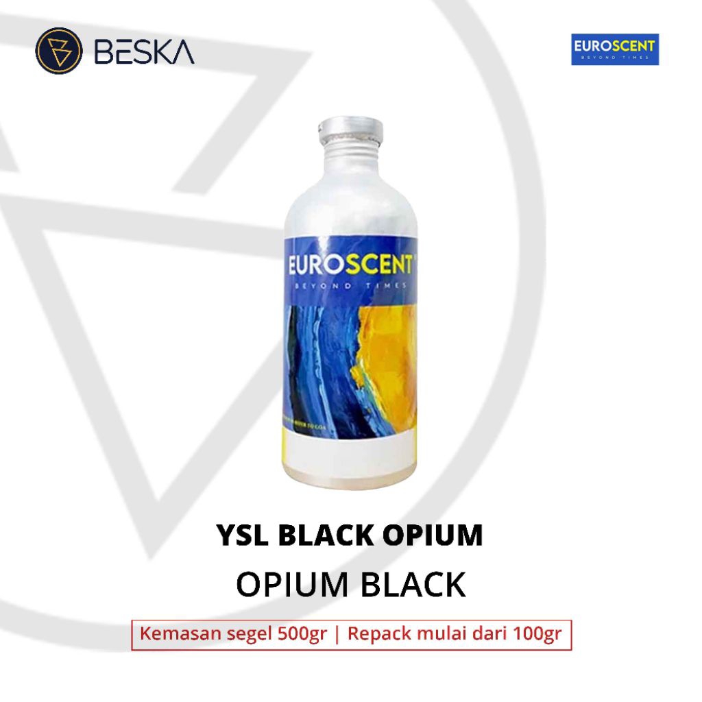 OPIUM BLACK - EUROSCENT |  SEGEL BIBIT PARFUM MURNI